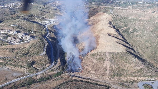 El incendio de la capital ya está controlado (INFOCA)