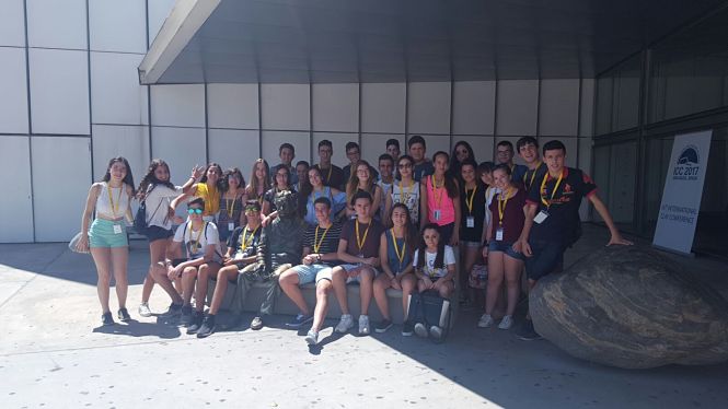 Alumnos participantes en el Campus cientifico de la Universidad (UGR)