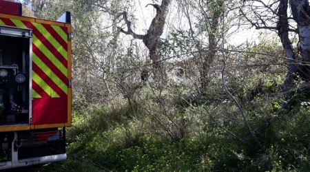 Los bomberos del Plan Infoca trabajan en la zona (PLAN INFOCA) 