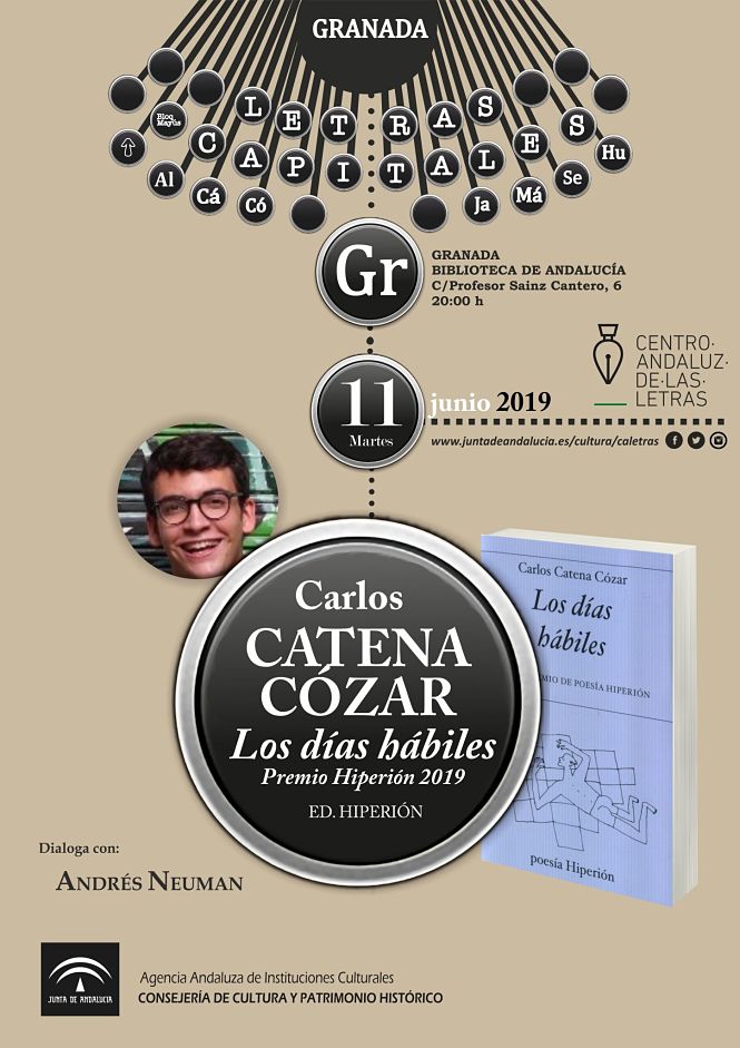 Carlos catena presentará su poemario (JUNTA)