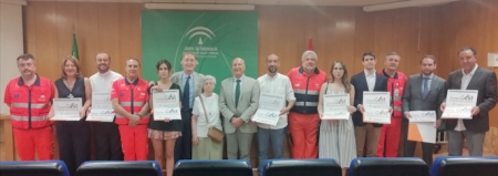 El Delegado de Salud, Indalecio Sánchez - Montesinos ha entregado los galardones (JUNTA) El Delegado de Salud, Indalecio Sánchez - Montesinos ha entregado los galardones (JUNTA)