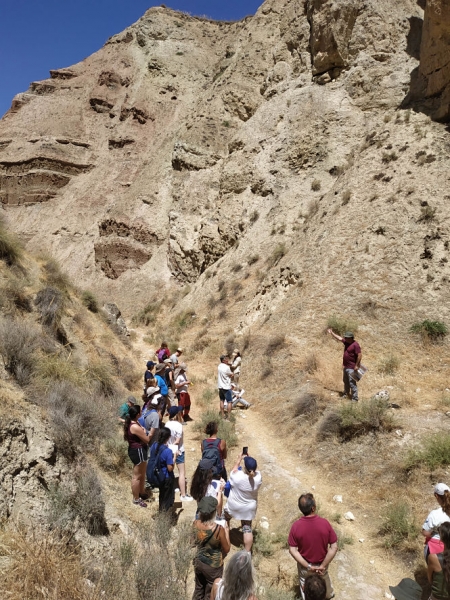 Participantes en el Curso de Guias para el Geoparque (DIPGRA)