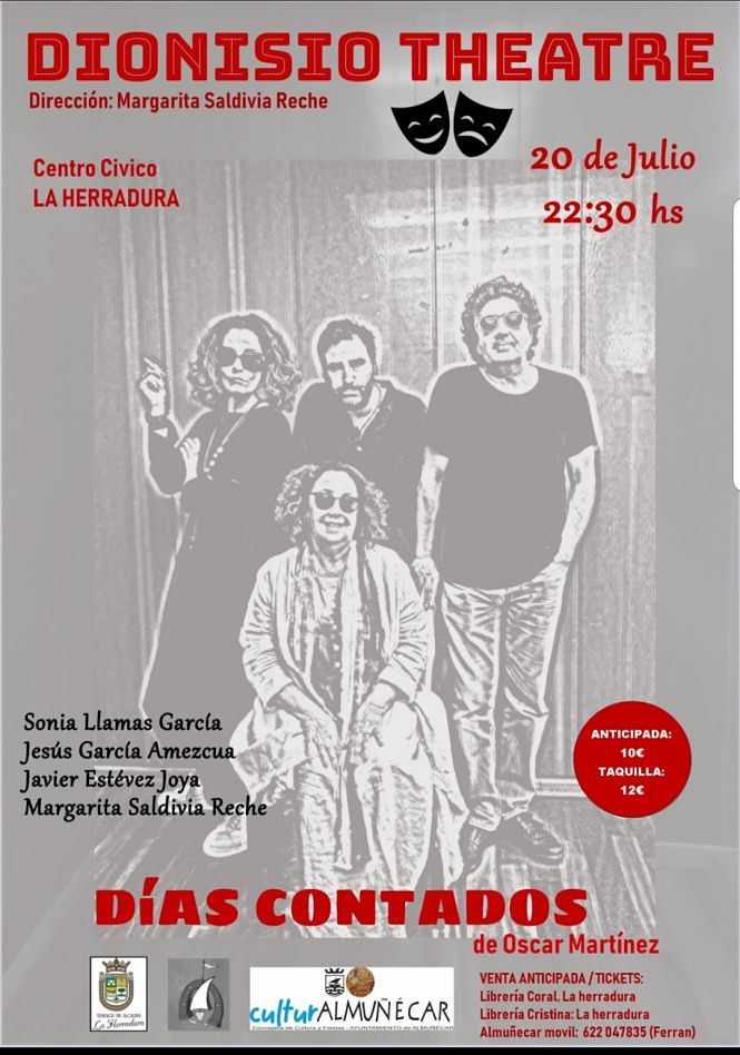 Días Contados se representará en La Herradura (AYTO. ALMUÑÉCAR)