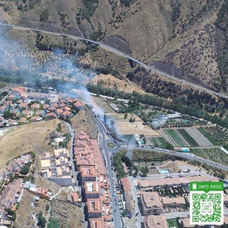 Incendio en Cenes de la Vega (INFOCA)