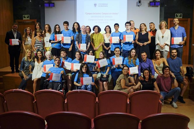 Participantes en el Campus inclusivo de la UGR (FUNDACIÓN ONCE)