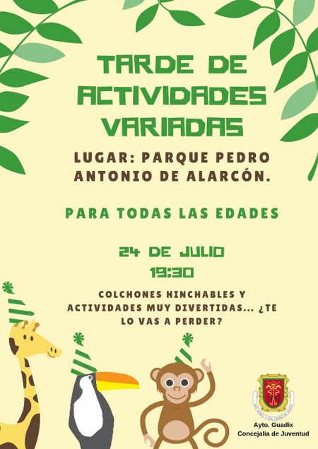 Guadix ha prepaado actividades para los mas jovenes (AYTO. GUADIX)