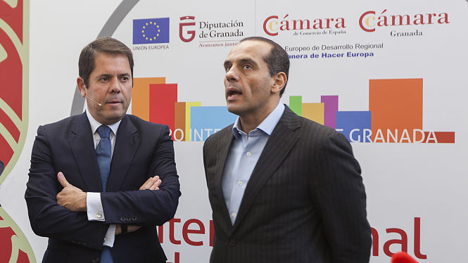 Gerardo Cuerva y Juan Verde han presentado la iniciativa (CÁMARA GRANADA)