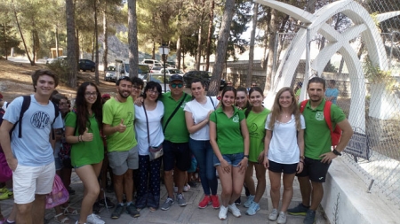 Escolares de Guadix durante una de las actividades (AYTO. GUADIX)
