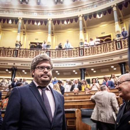 Fran Hervías en el congreso de los Diputados (CS)