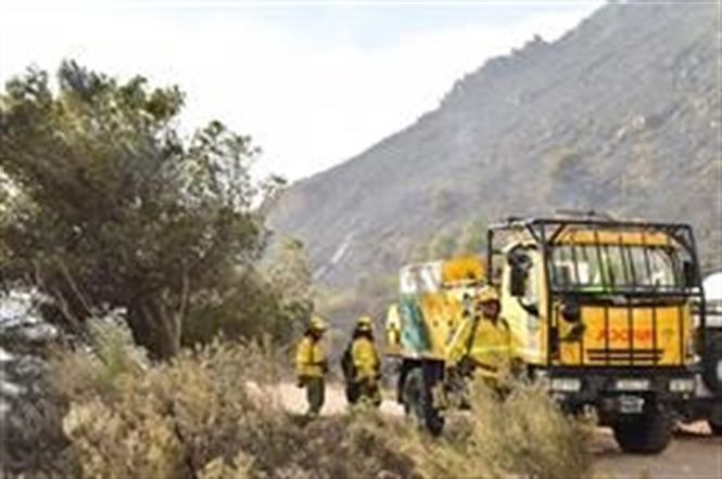 El Infoca ha extinguido el incendio forestal en Órgiva (INFOCA)