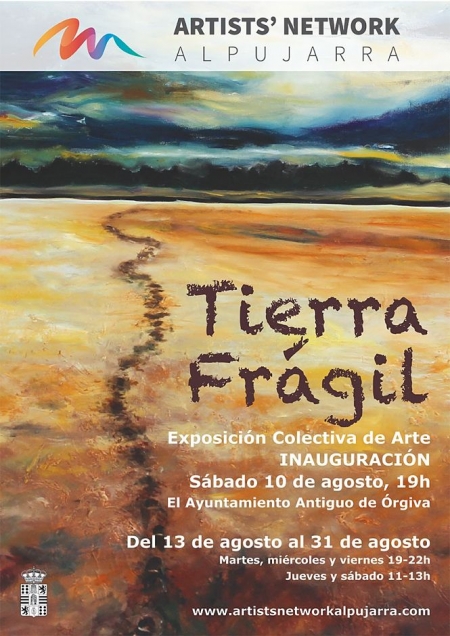 Cártel de la exposición de Órgiva 