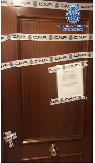 Una de las viviendas robadas (POLICÍA NACIONAL)