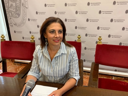 Raquel Ruz en rueda de prensa (PSOE)