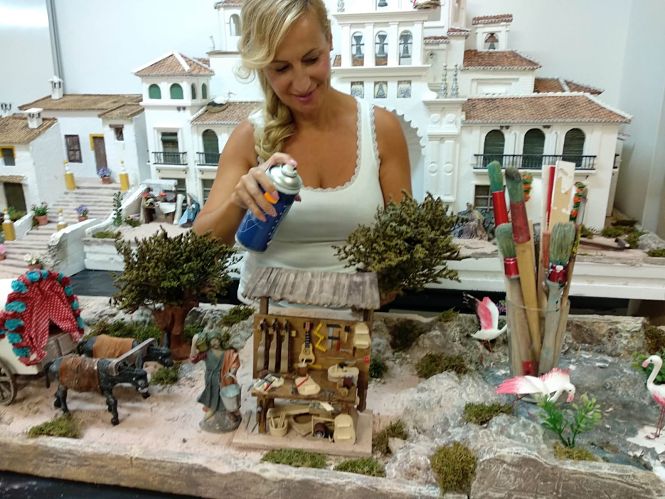 Preparación del Belén Monumental de Huétor Tájar (AYTO. HUÉTOR TÁJAR) 