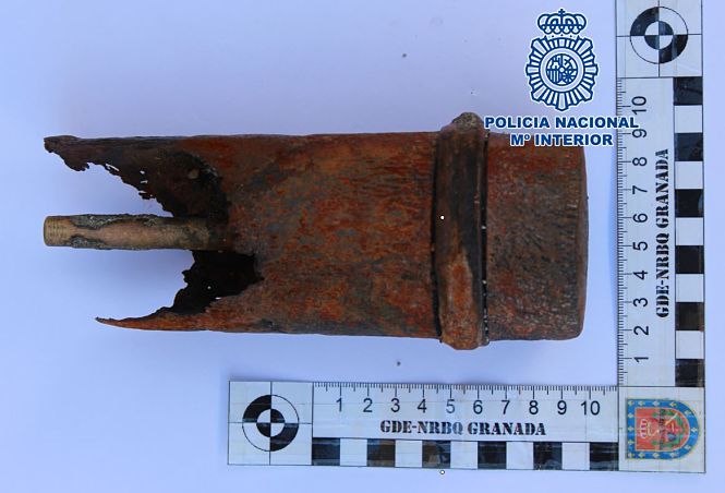 Artefacto encontrado (POLICÍA NACIONAL)