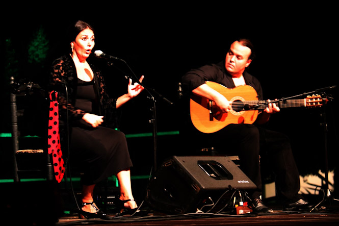 Momento de la velada Flamenca (AYTO. ALMUÑÉCAR) 