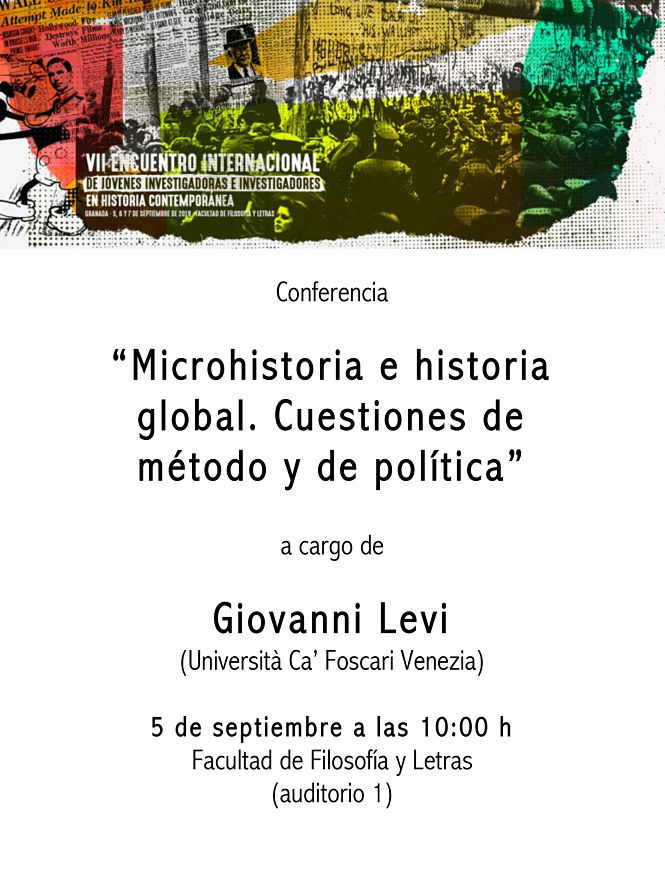 Cartel del encuentro que se celebrará en la UGR