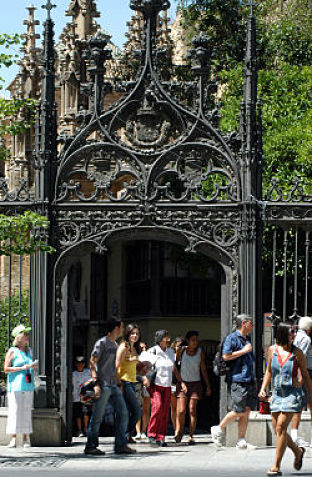 Turistas en Granada