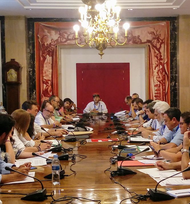 Reunión en el Congreso de los Diputados (AAF COMARCA DE BAZA) 