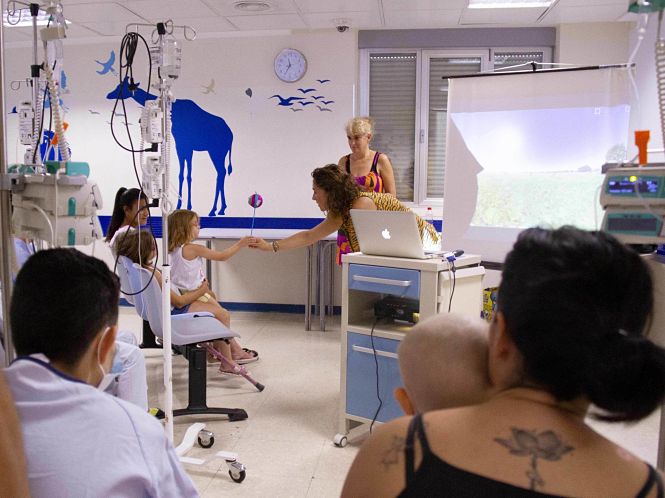 Taller impartido en el Hospital Virgen de las Nieves (UGR)