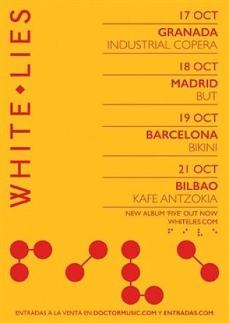 White Lies actuará en Granada (DOCTOR MUSIC)
