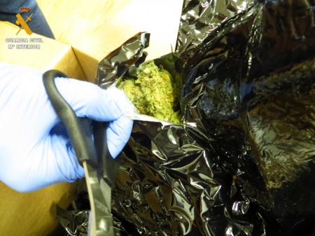 Marihuana incautada por la Guardia civil (GUARDIA CIVIL) 