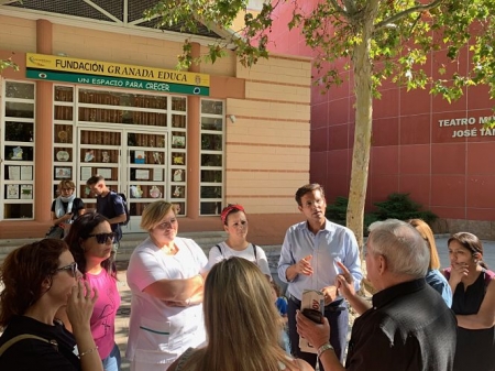 Francisco Cuenca ha visitado la ludoteca municipal de La Chana (PSOE) Francisco Cuenca ha visitado la ludoteca municipal de La Chana (PSOE)
