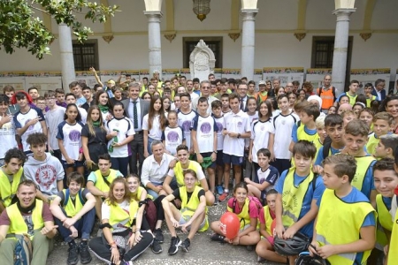 Escolares que han participado en los premios europeos Star (JAVIER ALGARRA) Escolares que han participado en los premios europeos Star (JAVIER ALGARRA)