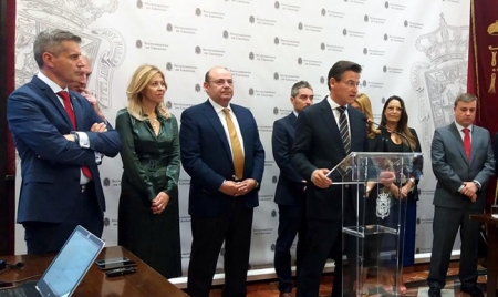 Luis Salvador ha hecho balance de los 100 primeros días del Gobierno Municipal (EUROPA PRESS) 