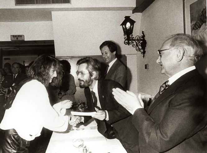 Entrega de diplomas en los años 70 (IML)