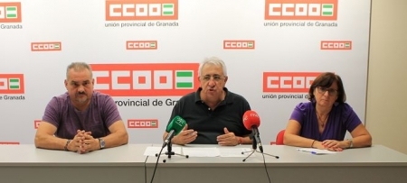 Miembros de CCOO en rueda de prensa (CCOO / ARCHIVO) Miembros de CCOO en rueda de prensa (CCOO / ARCHIVO)