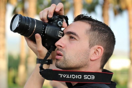 Jose Luis Martín, ganador del primer premio del concurso fotografico de Semana Santa (ASOCACIÓN DE COFRADIAS)