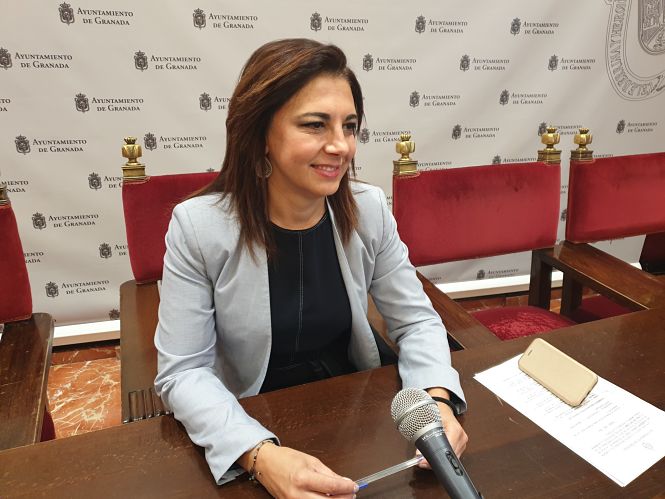 Raquel Ruz en rueda de prensa (PSOE) 