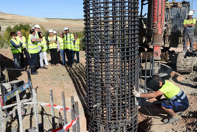 Marifrán Carazo ha visitado las obras (JUNTA) 