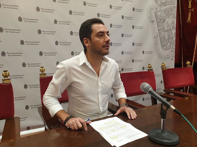 Eduardo Castillo en rueda de prensa (PSOE)