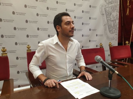 Eduardo Castillo en rueda de prensa (PSOE)