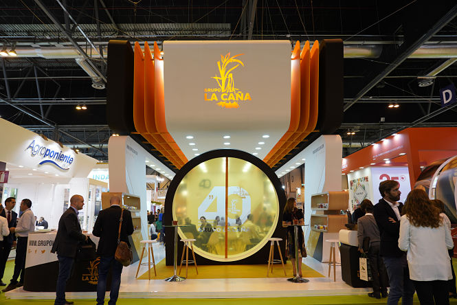 Stand de Grupo La Caña en una edición anterior de `Fruit Atracción` (GRUPO LA CAÑA)