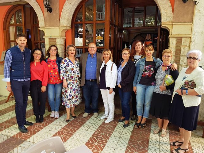 José Robles durante su visita a Lanjarón (PP)