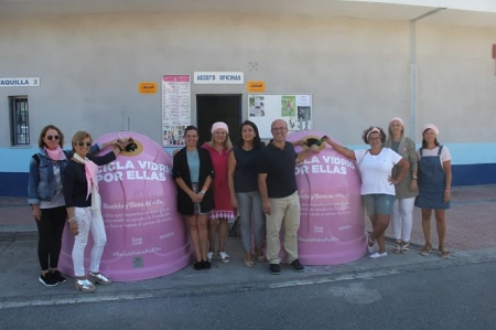 Contenedores rosas que se pondrán en Almuñécar (AYTO. ALMUÑÉCAR)