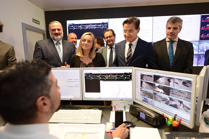 Marifran Carazo ha visitado las cocheras del Metro (JUNTA) 