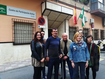 Miembro de Unidas Podemos han visitado el Centro de Participación activa del Zaidín (UNIDAS PDOEMOS)