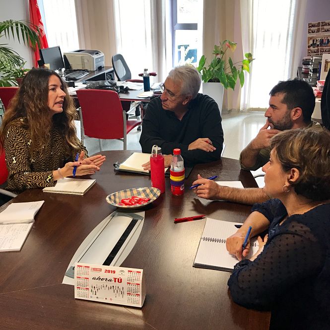 Reunión de `Más Pais` y CCOO (MAS PAIS)
