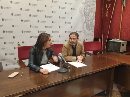 Raquel Ruz y Miguel Ángel Fernández Madrid en rueda de prensa (PSOE) Raquel Ruz y Miguel Ángel Fernández Madrid en rueda de prensa (PSOE)