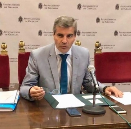 César Díaz, Concejal de Movilidad en el Ayuntamiento de Granada (JAVIER ALGARRA) 