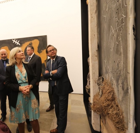 La concejala de Cultrua, Patricia del Pozo ha visitado la expocisión (JUNTA)