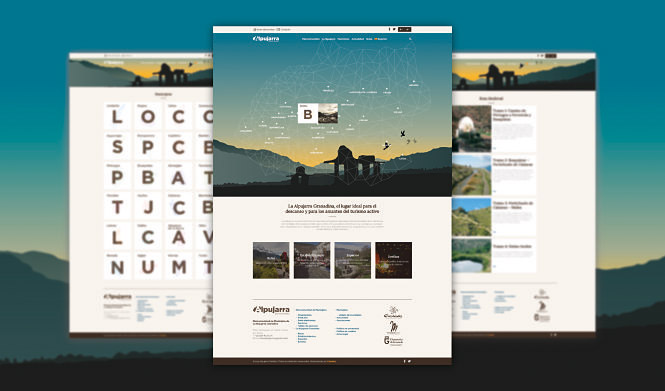 Portada de la nueva web (MDAD ALPUJARRA) 