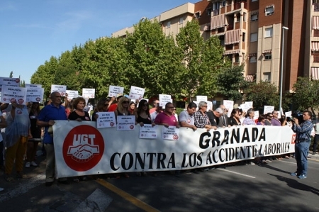 Concentración de UGT contra los accidentes laborales (UGT) Concentración de UGT contra los accidentes laborales (UGT)