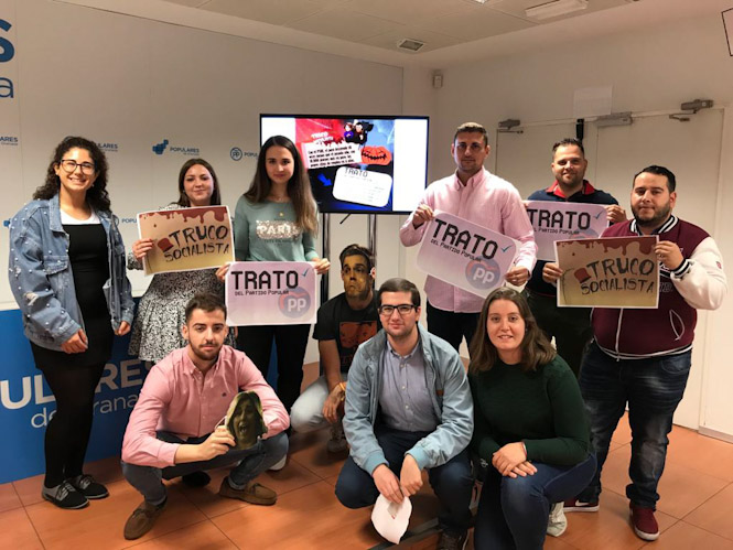 Presentación de la campaña de NNGG `Truco o Trato` (PP) 