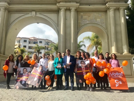 Fran Hervías durante su visita a Almuñécar (CS)
