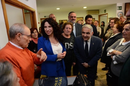 Rocío Ruiz durante la visita al CPA San Ildefonso (JUNTA) Rocío Ruiz durante la visita al CPA San Ildefonso (JUNTA)